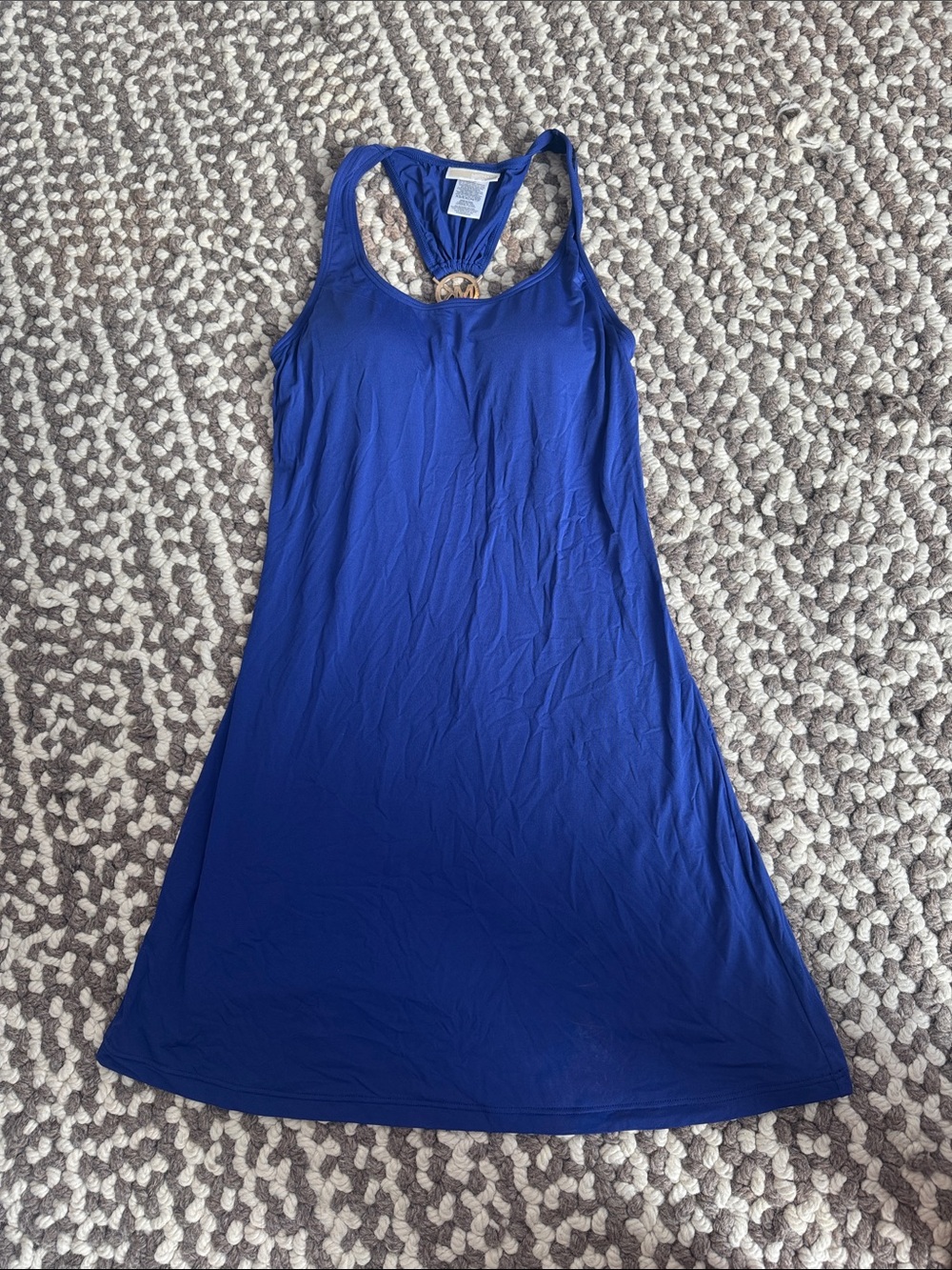 Michael Kors Royal Blue Racerback Swim Coverup